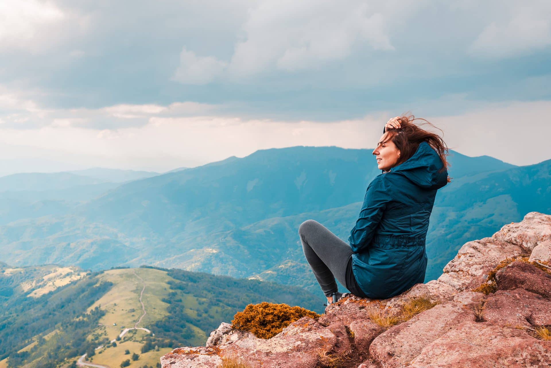 A woman who is enjoying Utah as place to do rebab in.